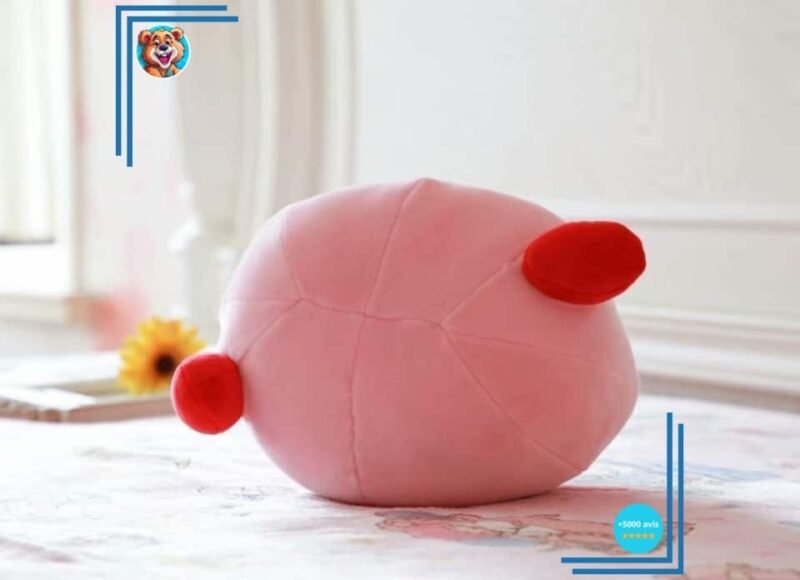 Peluche rose de Kirby aux joues rouges – Image 4