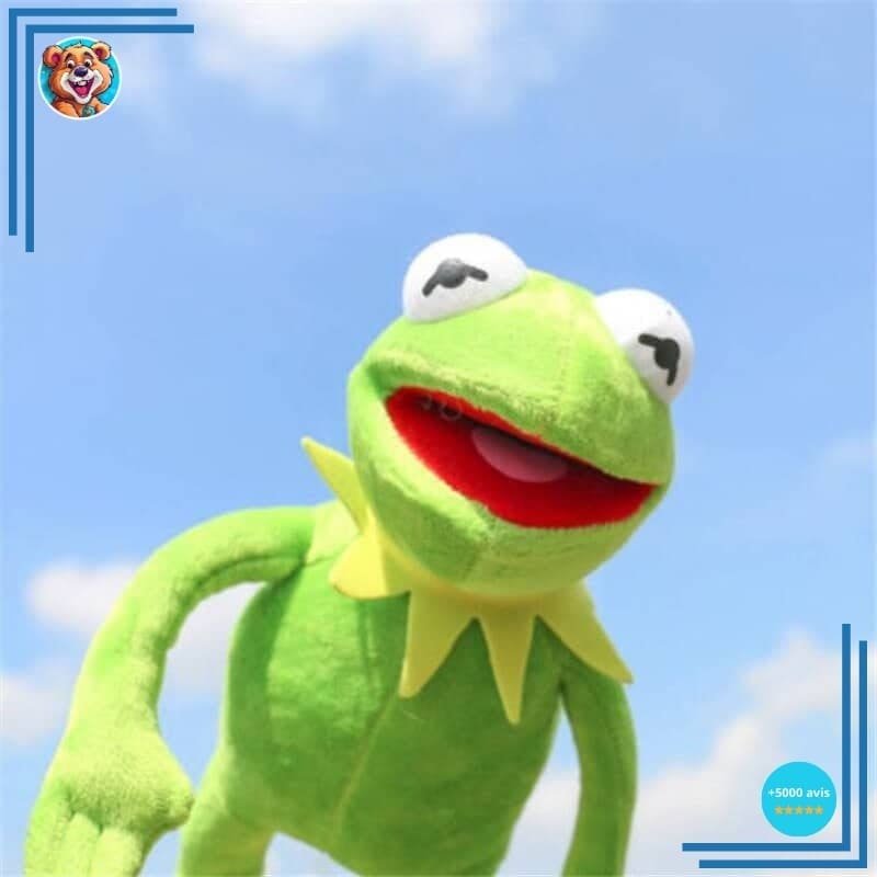 Peluche grenouille Kermit – Image 4