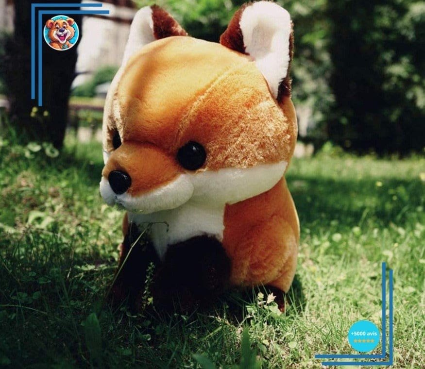 Foxy la mignone peluche renard – Image 4