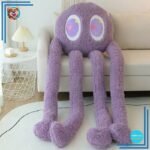 Peluche adorable de pieuvre géante violette