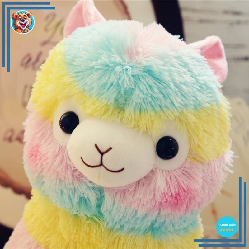 Peluche de lama multicolore – Image 4