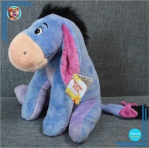 Grande peluche Bourriquet bleu