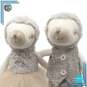 Peluche petit paresseux beige Mr et Mme
