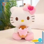 Peluche Hello Kitty avec une glace