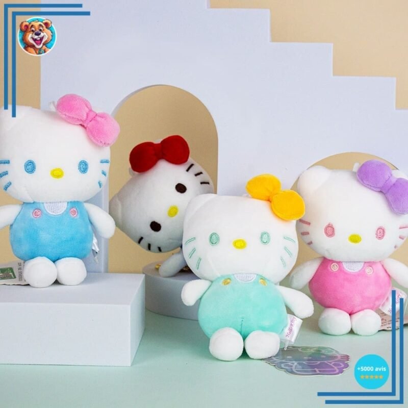 Peluche Hello Kitty couleur unie