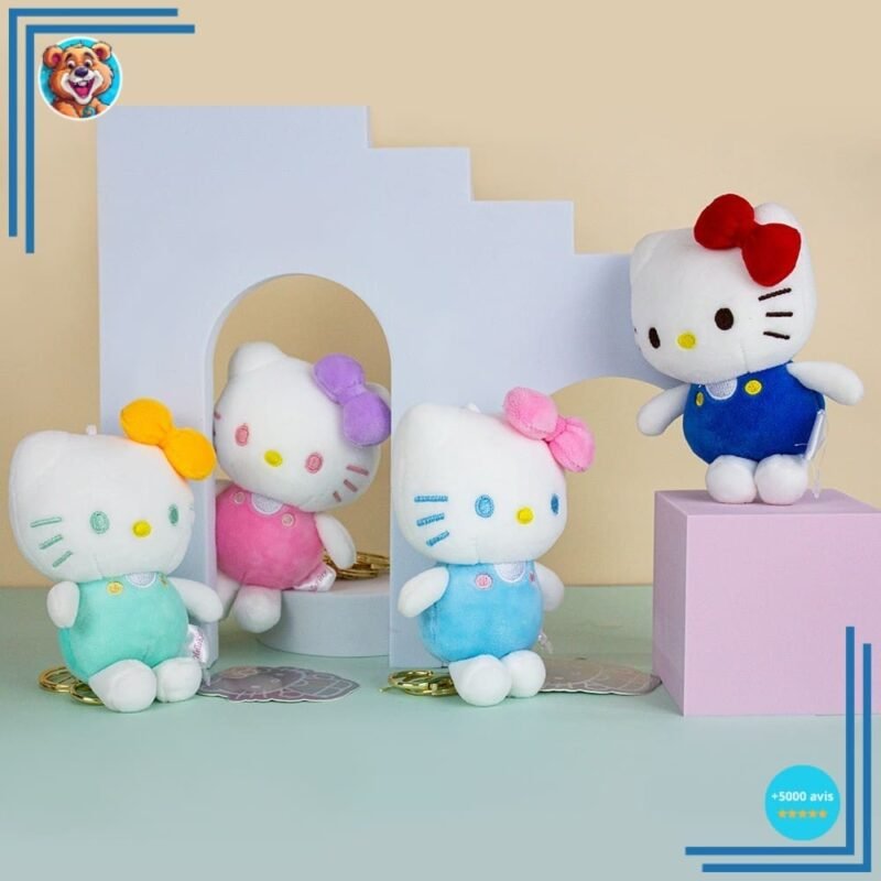 Peluche Hello Kitty couleur unie – Image 3