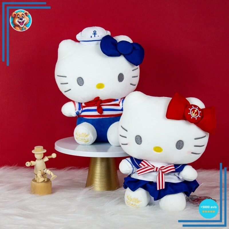 Peluche Hello Kitty style marin – Image 4