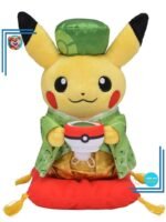 Peluche Pokémon Pikachu en tenue chinoise