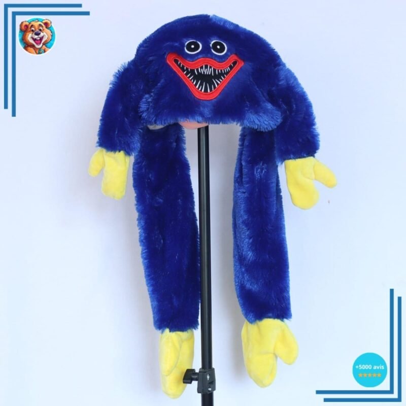 Chapeau Huggy Wuggy peluche qui fait peur – Image 3