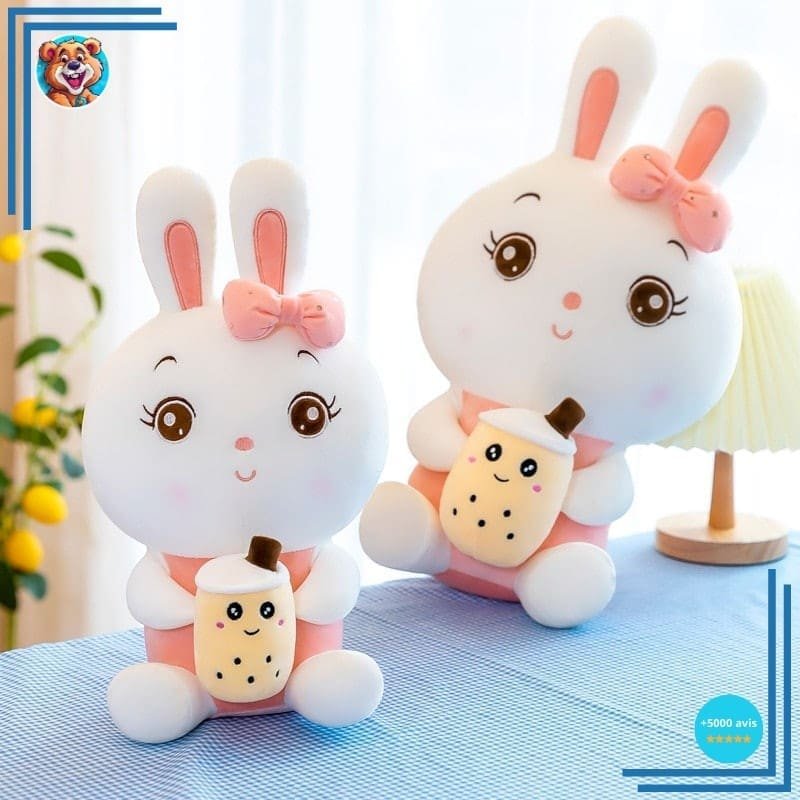 Peluche lapin bubble tea – Image 3