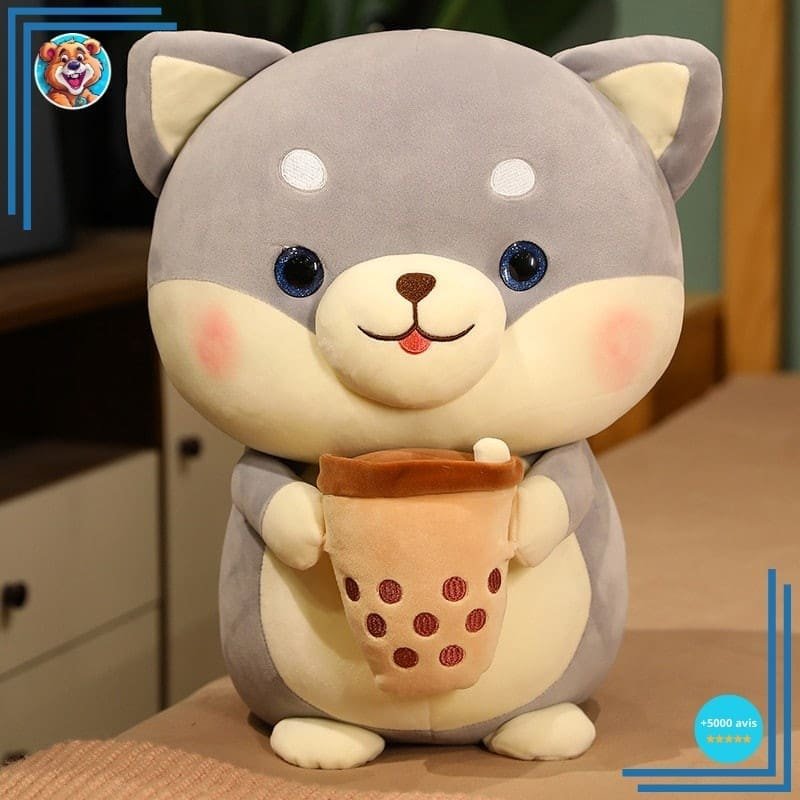 Peluche chien Bubble Tea – Image 3