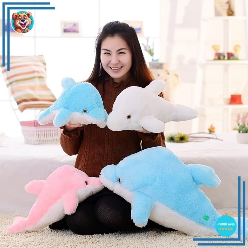 Peluche dauphin lumineux – Image 3