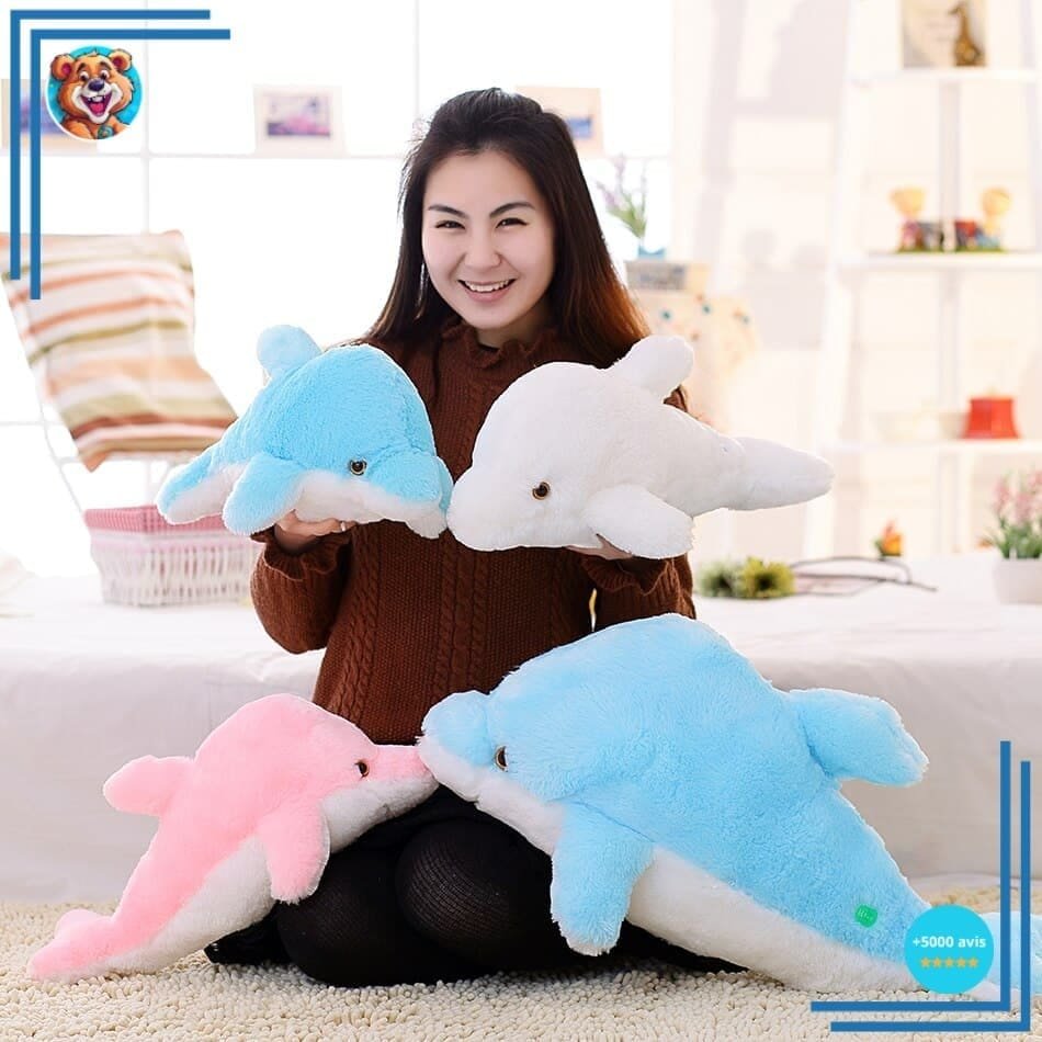 Peluche dauphin lumineux – Image 3