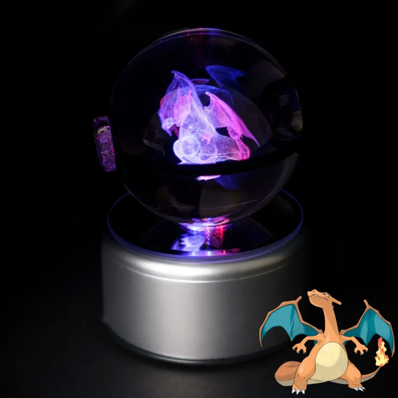 Pokéball Lumineuse en Cristal Pokémon – Image 16