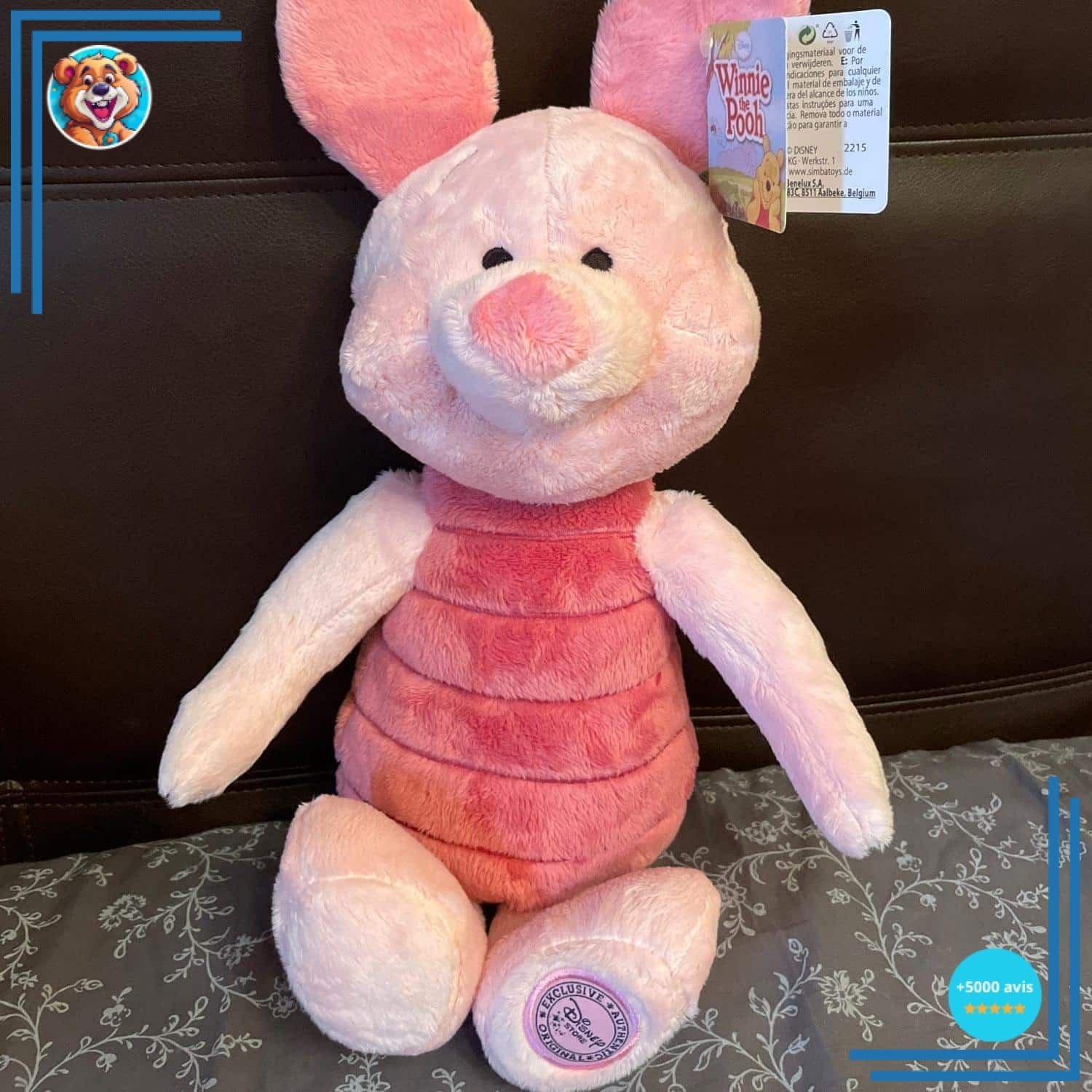 Grande peluche Porcinet – Image 3