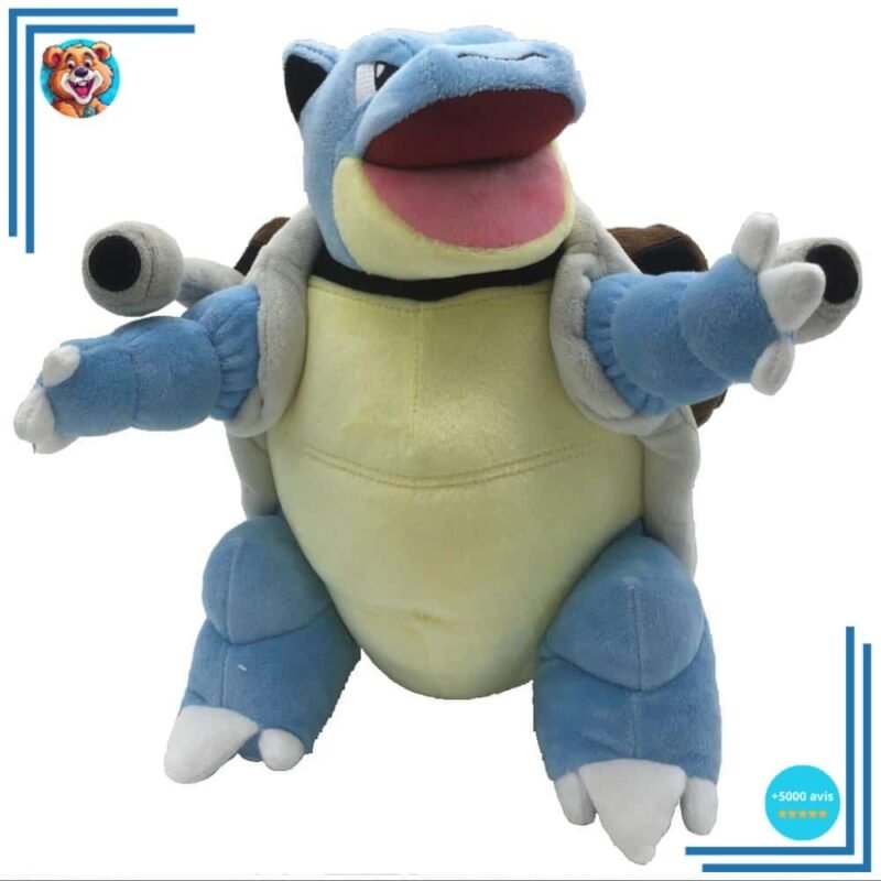 Peluche Tortank le défenseur Pokémon
