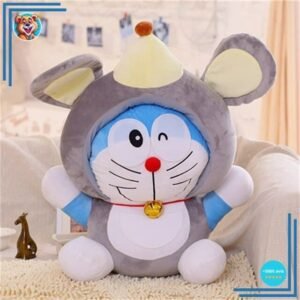 Peluche Doraemon déguisée en souris