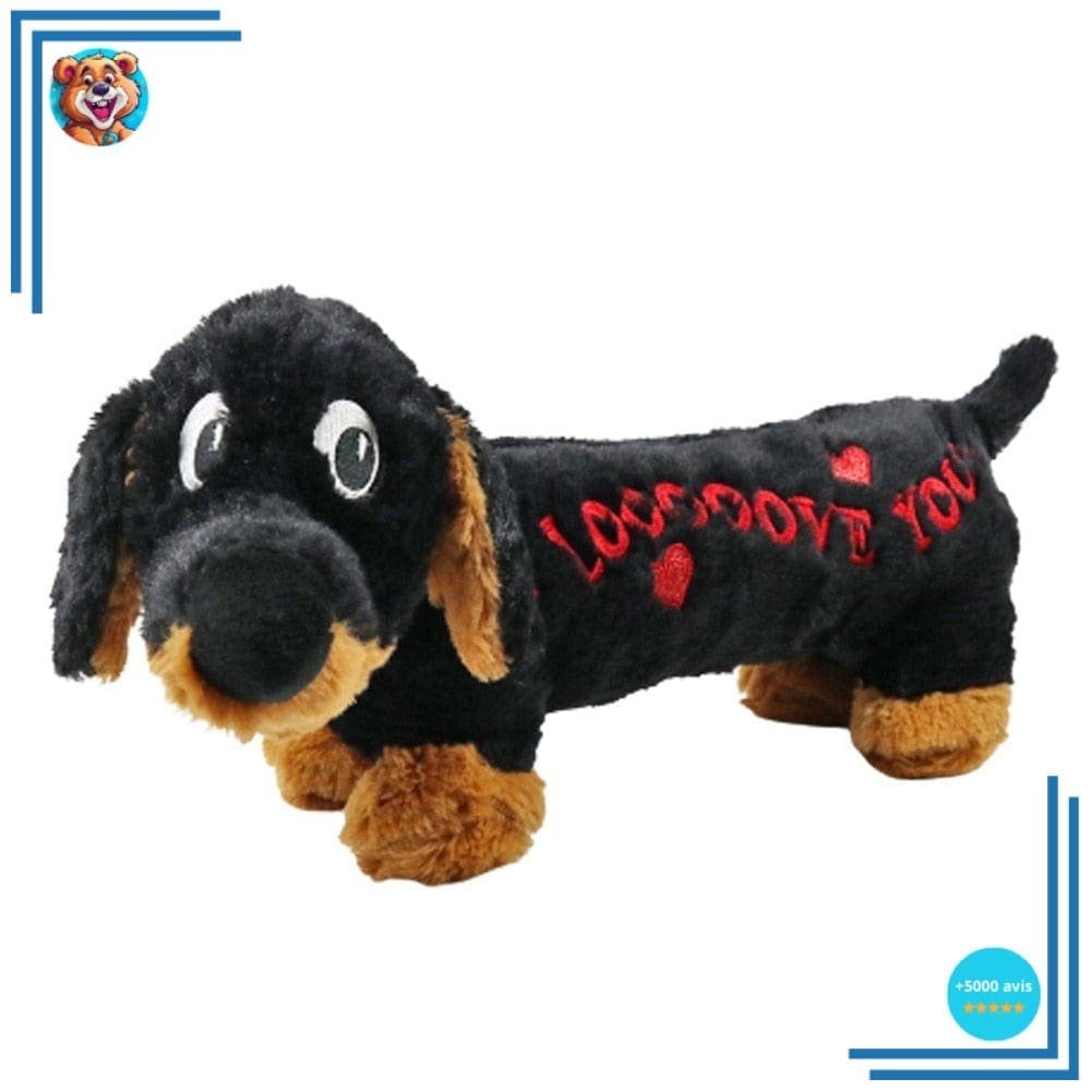 Peluche Chien Saucisse Bébé : Au meilleur prix