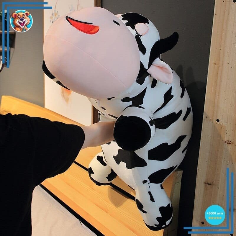 Peluche vache allongée – Image 3