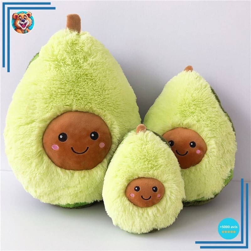 Peluche avocat poilu