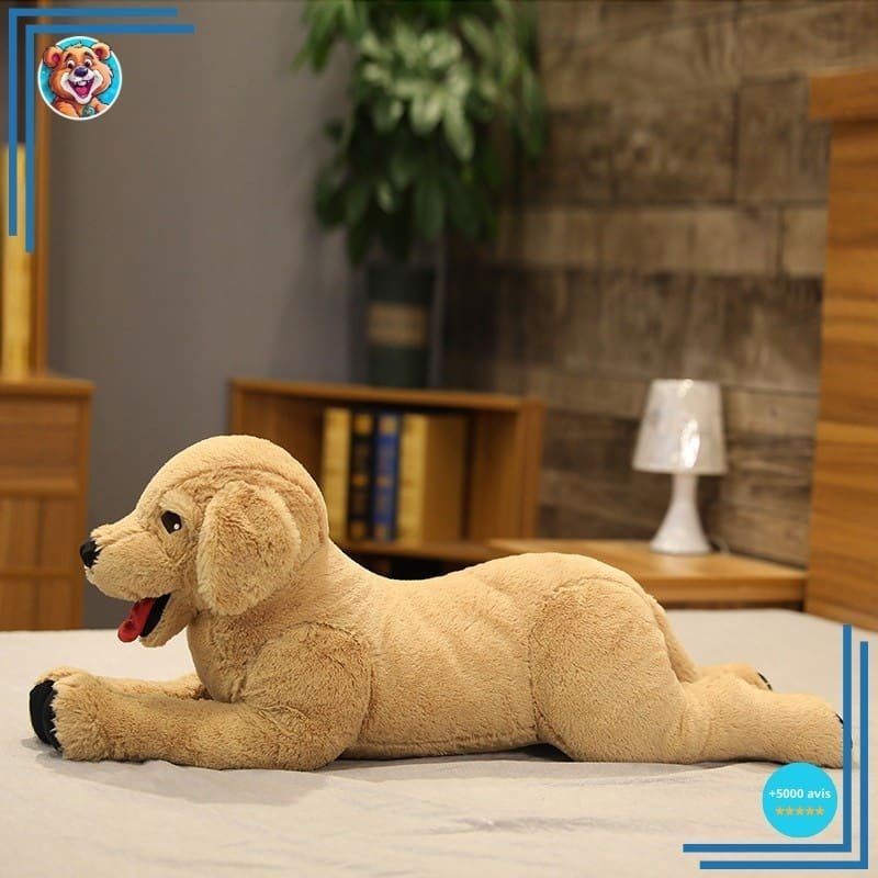 Peluche chien labrador doux – Image 3