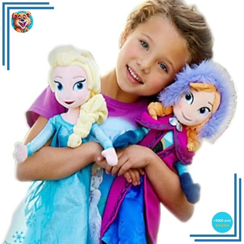 Peluche princesses Elsa et Anna – Image 3