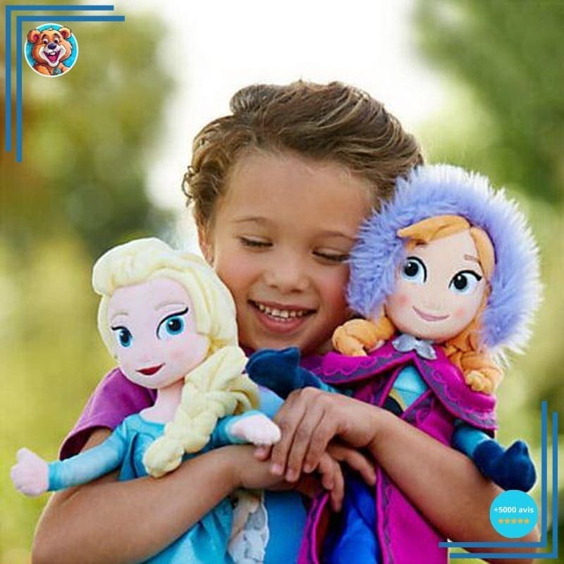 Peluche princesses Elsa et Anna – Image 5