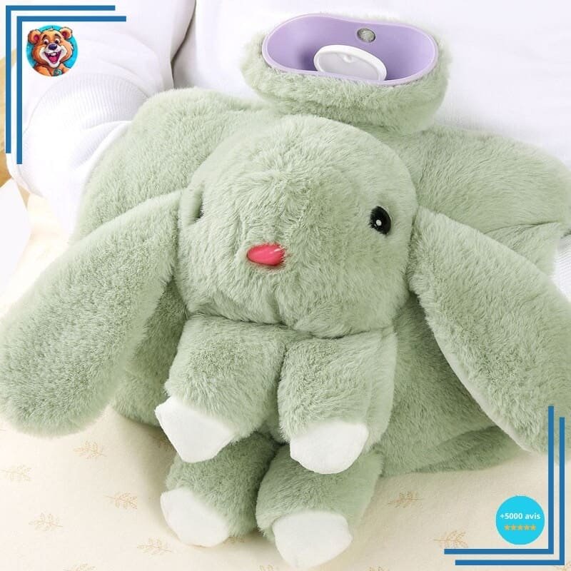 Peluche bouillote lapin