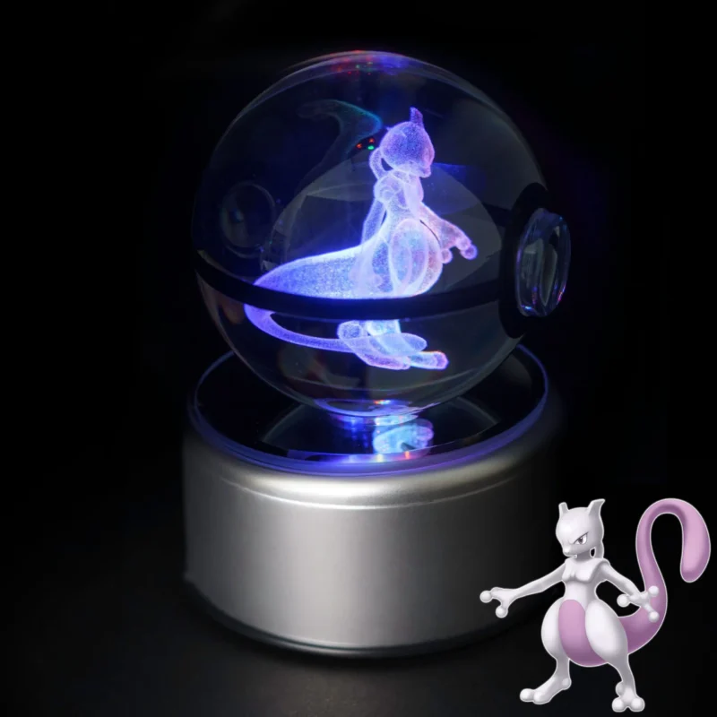 Pokéball Lumineuse en Cristal Pokémon – Image 20