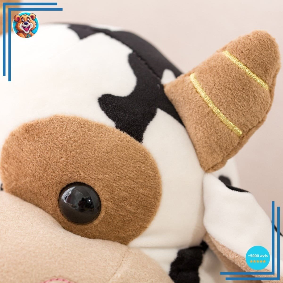 Peluche vache tachetée – Image 4