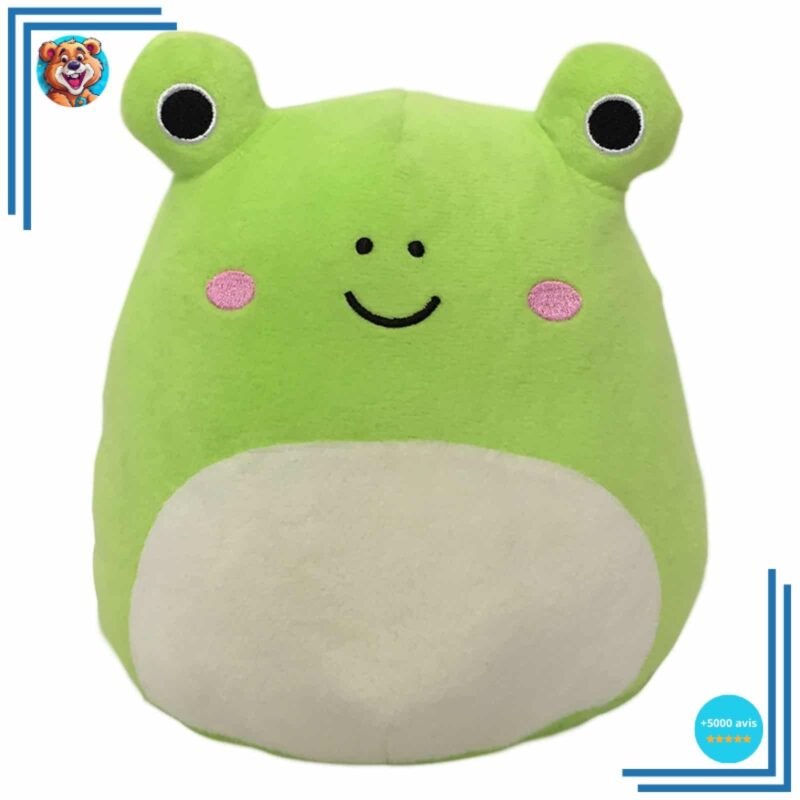 Peluche grenouille oreiller 3D