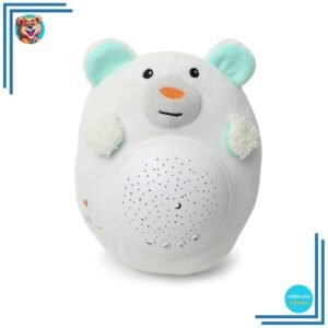 Peluche ours “bruit blanc”