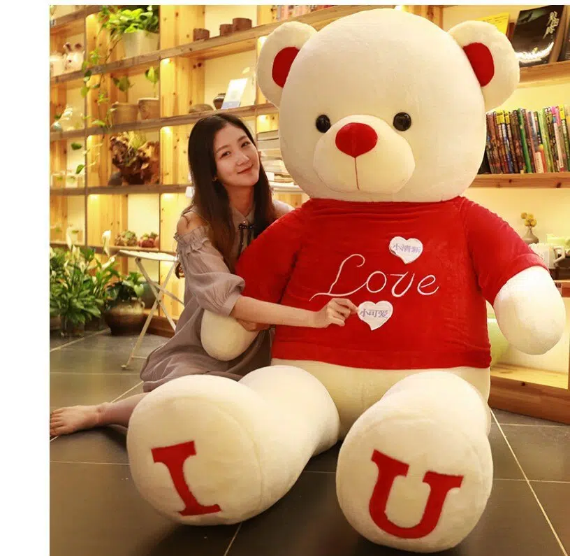 Ours en peluche avec t-shirt “Love”