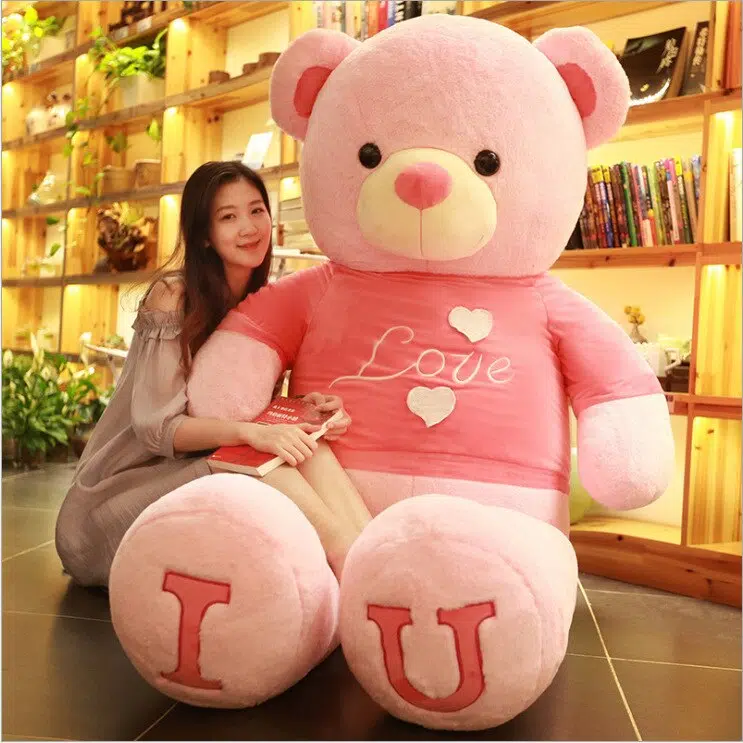 Ours en peluche avec t-shirt “Love” – Image 2