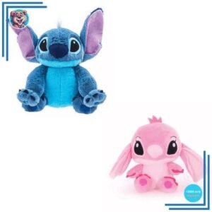Pack de peluche Stitch tout doux + Angel trop mignon