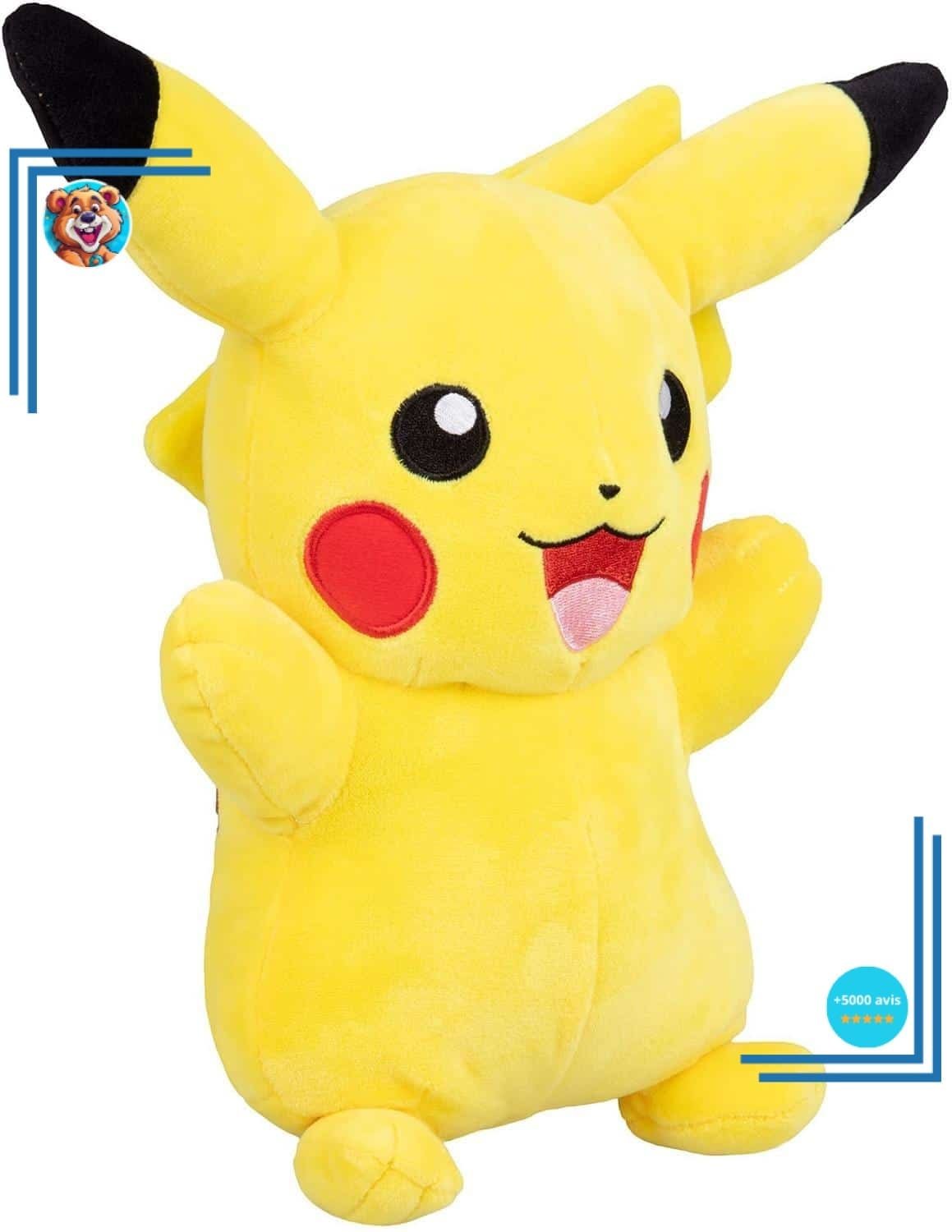Pack de peluche Pikachu grand sourire – Image 3