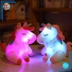 Peluche Lumineuse Licorne Dormant
