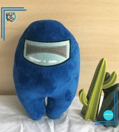 Peluche Among Us bleue trop cool