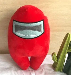 Peluche Among Us rouge trop cool