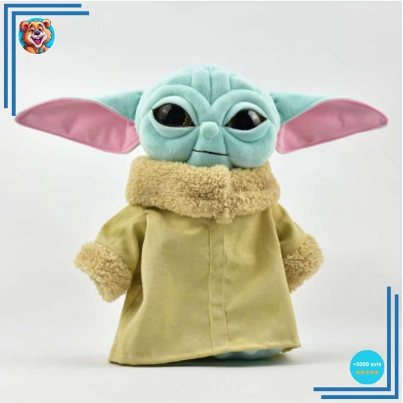 Peluche Baby Yoda bleu