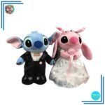Peluche Disney Stitch et Angel mariage