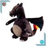 Peluche grand dragon noir
