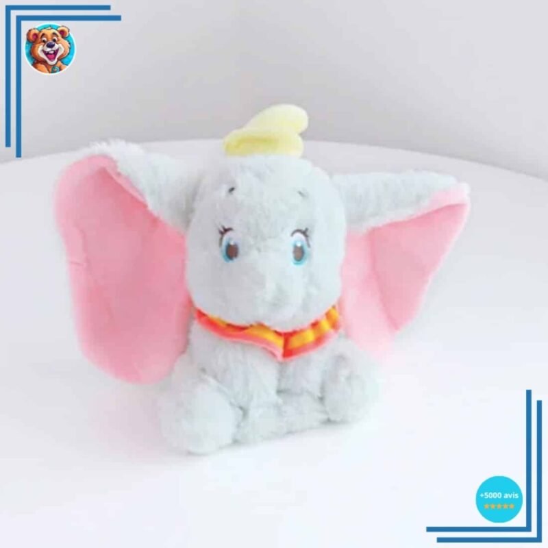 Peluche Dumbo gris tout doux – Image 2
