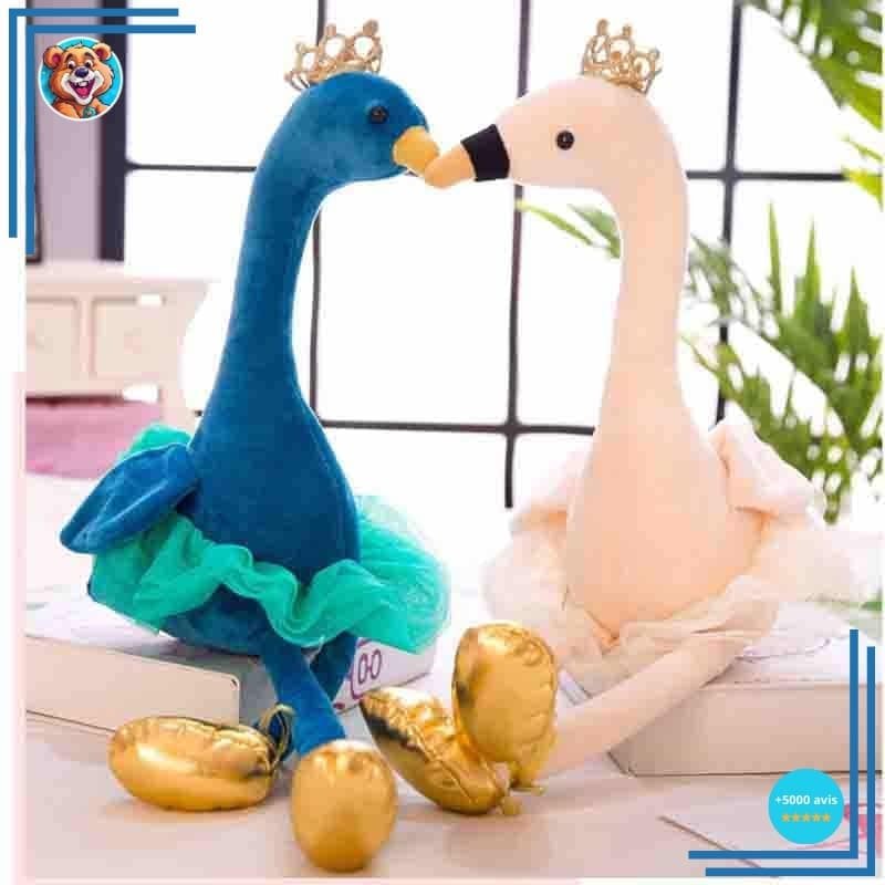 Peluche Flamant Rose bleue – Image 2