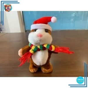Peluche Hamster de Noël qui parle