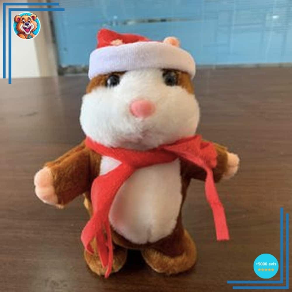 Peluche Hamster parlant Père Noël – Image 2