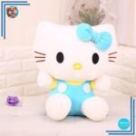 Peluche Hello Kitty bleu