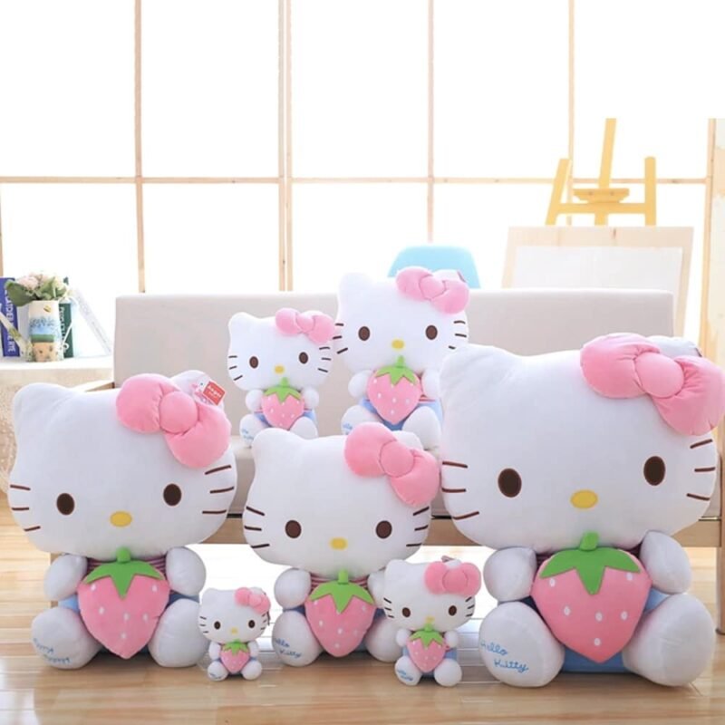 Peluche Hello Kitty fraise – Image 2