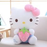 Peluche Hello Kitty fraise