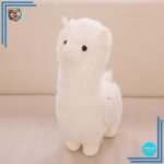 Peluche Lama alpaga blanc